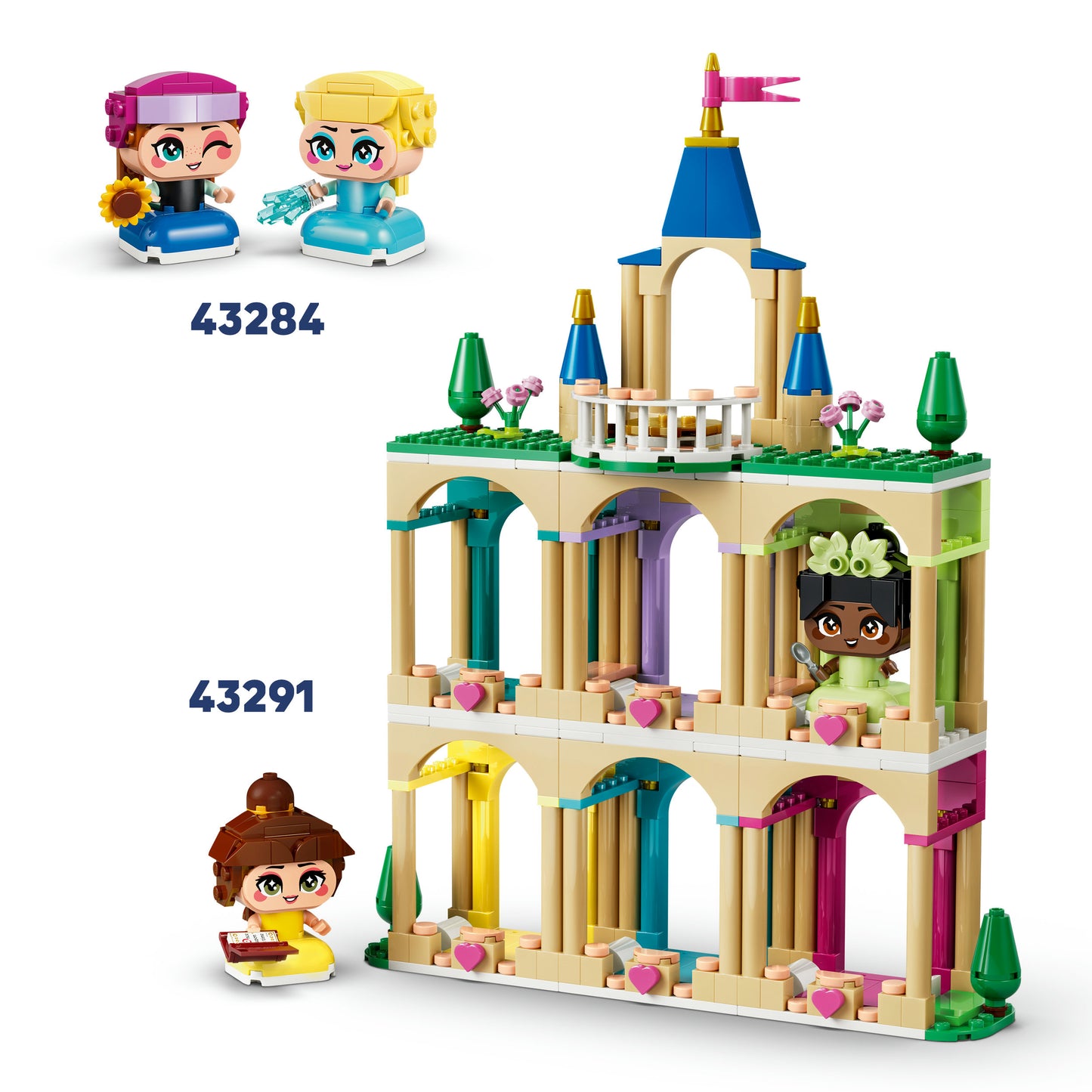 LEGO® ǀ Disney Princess Mini Jasmine en Rapunzel - Disney Bouwset voor Fantasierijk Spelen - 43303