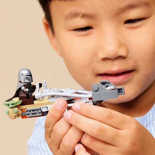 LEGO® Star Wars™ De Mandalorian en Grogu's Speederbike Bouw- en Speelset voor Kinderen Vanaf 6 Jaar - 75436