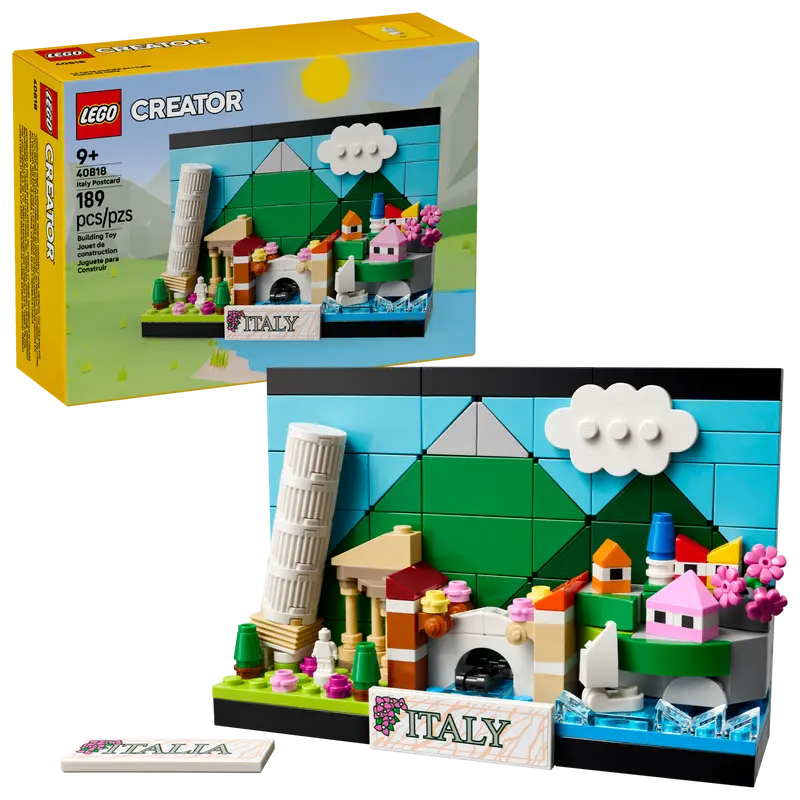 LEGO Ansichtkaart van Italië 40818 Creator