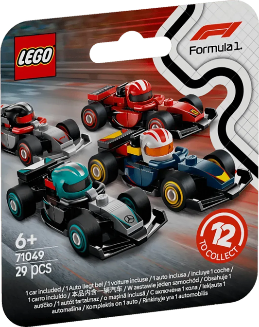 LEGO Formula 1 Drivers with their Car 71049 Minifigures (Set 12 Pieces)