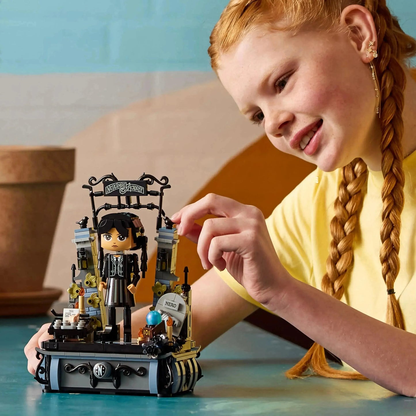 LEGO Wednesday Addams figure 76780 Wednesday