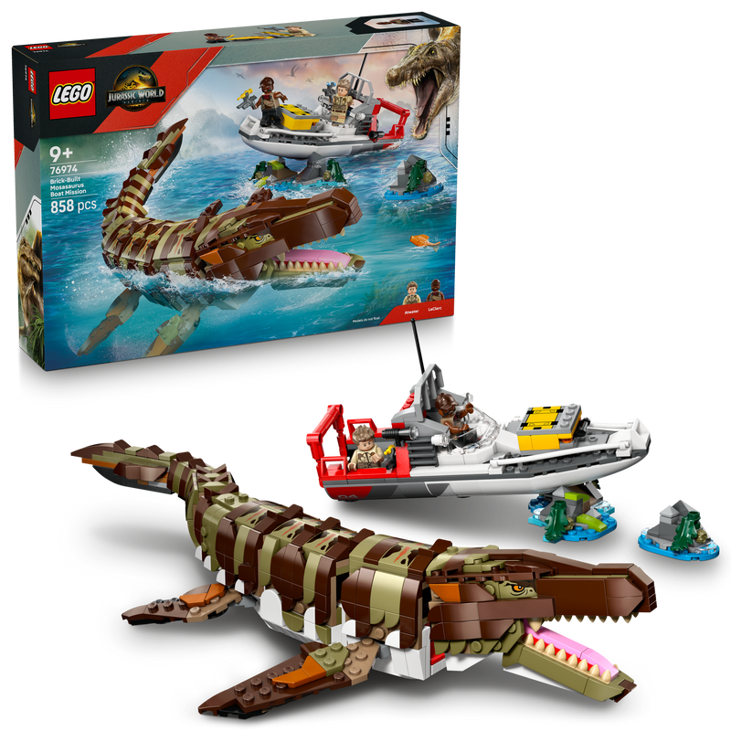 LEGO Bouwbare Mosasaurus bootmissie 76974 Jurassic World