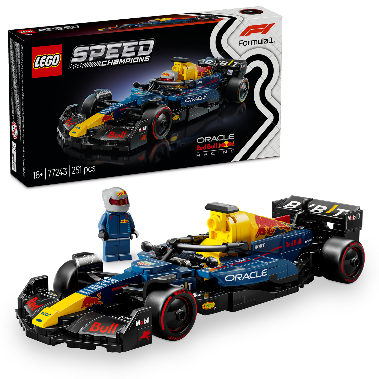 LEGO Red Bull Racing F 1 Formula Max Verstappen 77243 Speedchampions (Delivery: March 1, 2025)