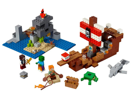 LEGO Avontuur op het piratenschip 21152 Minecraft LEGO MINECRAFT @ 2TTOYS | Official LEGO shopšš„° LEGO ā¬. 47.49