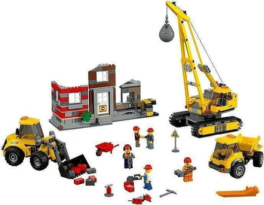 LEGO Sloop terrein met kraan, vrachtwagen en graafmachine 60076 City LEGO CITY GEWELDIGE VOERTUIGEN @ 2TTOYS | Official LEGO shopšš„° LEGO ā¬. 129.99
