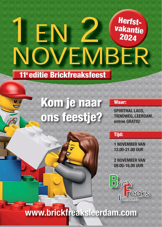 Brickfreaks feest Leerdam 1 en 2 november!!! Super leuk om naar toe te gaan