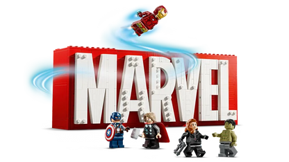 LEGO Marvel logo en figuren 76313 Superheroes