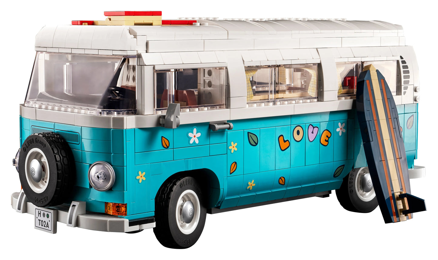 LEGO Volkswagen T2A Camper Van VW (2021) 10279 Creator Expert (€. 15,00 per week + €. 50,00 borg)