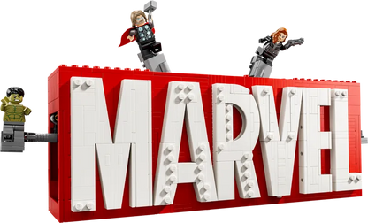 LEGO Marvel logo en figuren 76313 Superheroes