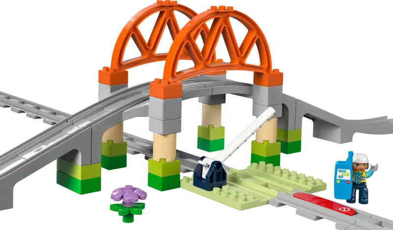 LEGO Treinbrug en Spooruitbreidingsset 10426 Duplo (Pre-Order: januari 2025)