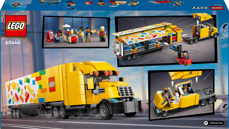 LEGO Gele LEGO vrachtwagen 60440 City