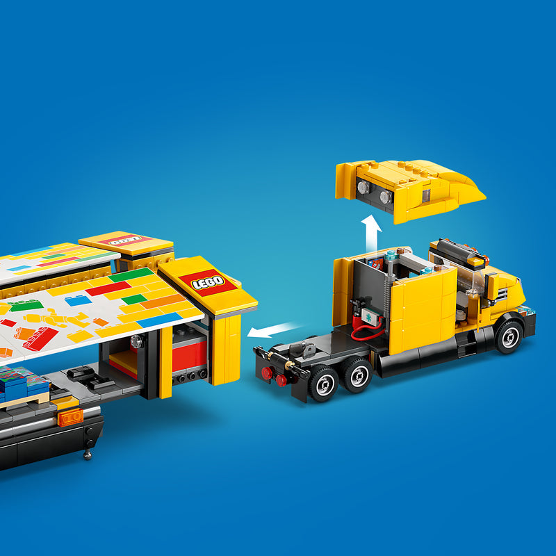 LEGO Gele LEGO vrachtwagen 60440 City