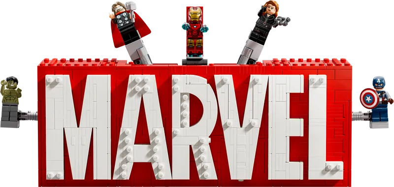 LEGO Marvel logo en figuren 76313 Superheroes