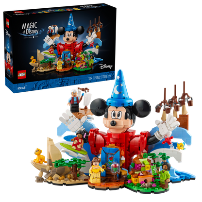 LEGO Disney 100 Celebration: Een magisch bouwavontuur 21352 Ideas (Pre-Order: oktober)