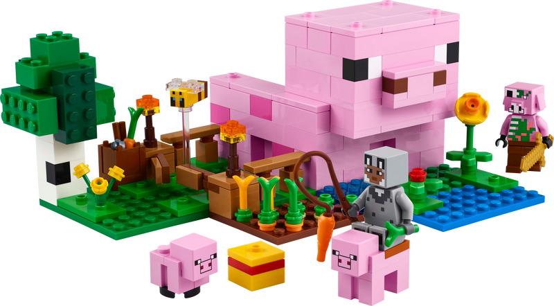 LEGO The Baby Pig House 21268 Minecraft (Pre-Order: January 2025)