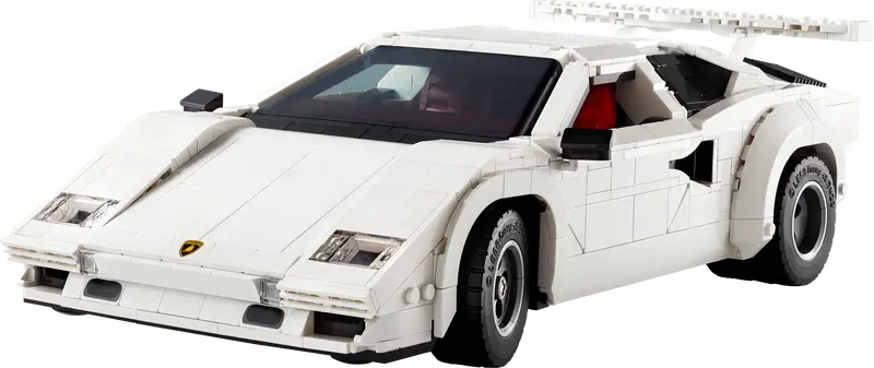 LEGO witte Lamborghini Countach 5000 Quattrovalvole 10337 Icons (Pre-Order: 1-2025)