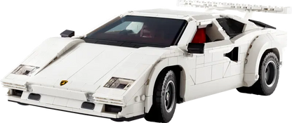 LEGO white Lamborghini Countach 5000 Quattrovalvole 10337 Icons (Pre-Order: 1-2025)