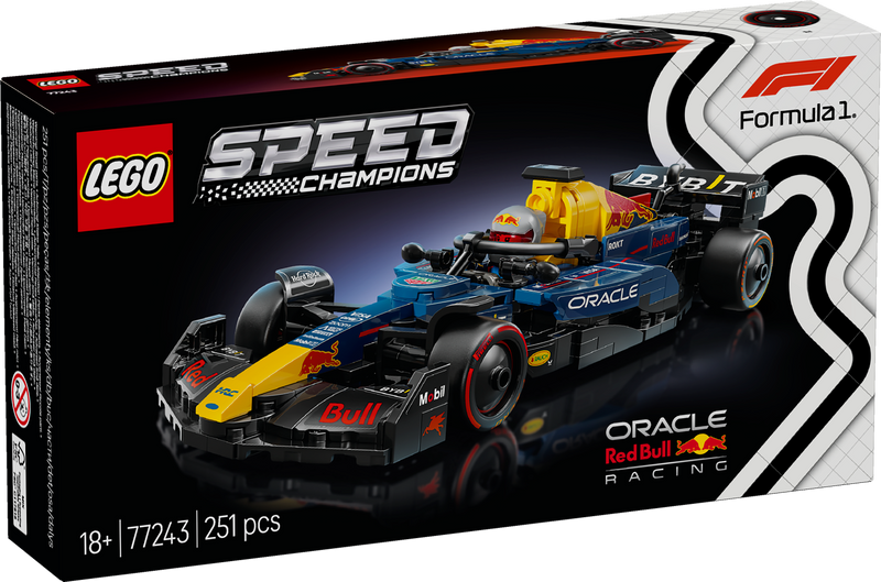 LEGO Red Bull Racing F 1 Formule Max Verstappen 1 77243 Speedchampions (Levering: 1 maart 2025)