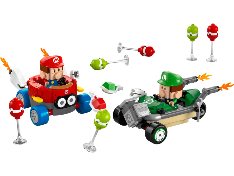 LEGO Mario Kart – Baby Mario vs. Baby Luigi 72034 SuperMario (Pre-Order: januari 2025)