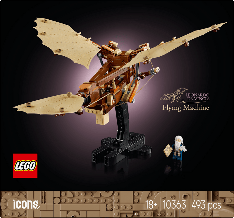 LEGO Leonardo da Vinci's Vliegmachine 10363 Icons (Levering: 1 januari 2025)