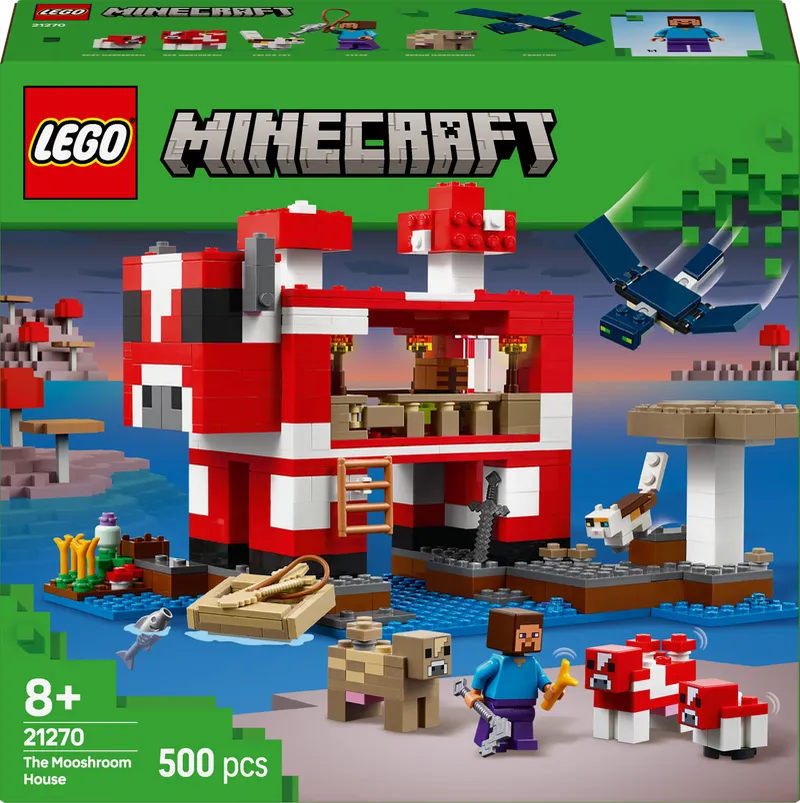 LEGO The Mushroom House 21270 Minecraft (Pre-Order: January 2025)