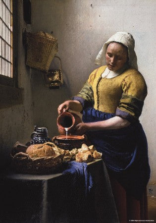 Rijksmuseum: De Keukenmeid - Johannes Vermeer (1000)
