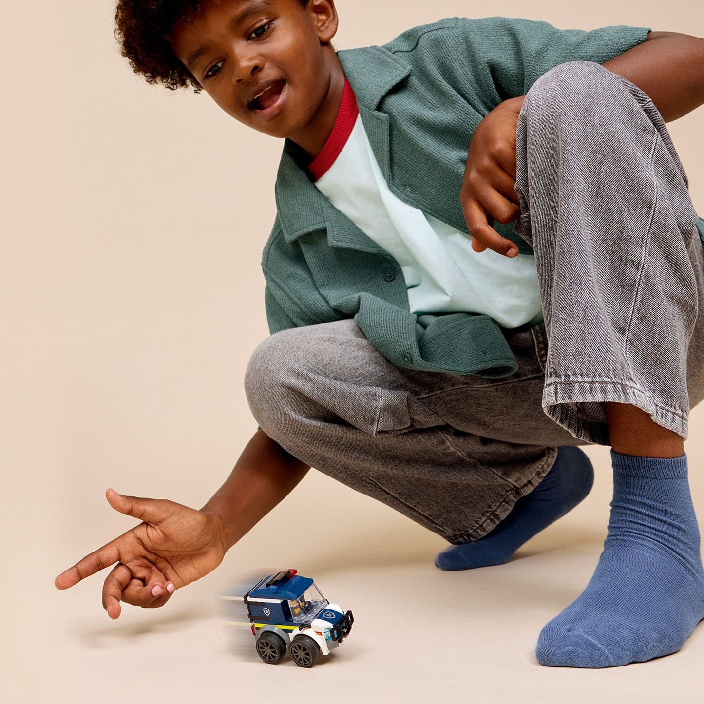 LEGO® City Voertuigen – Politiewagen - Bouwset met Minivoertuig en Minifiguur van Politieagent – 60481