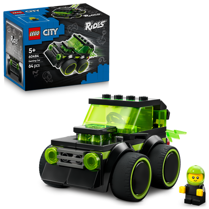 LEGO® City Voertuigen – Gaming Raceauto – Modelautoset – Racespeelgoed met Minifiguur van Coureur – 60484
