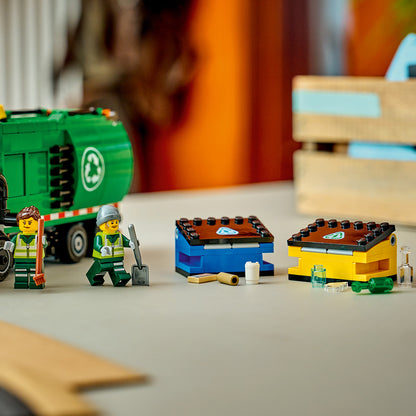 LEGO City Recyclingtruck – Vrachtwagen Speelgoed voor Kinderen vanaf 7 Jaar 60495