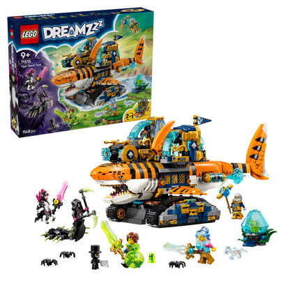 LEGO® DREAMZzz™ Tijgerhaaitank - Bouwset voor Kinderen - 2 Bouwmogelijkheden en 5 Minifiguren - 71515