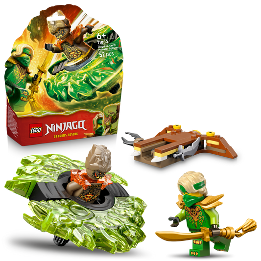 LEGO® NINJAGO® Lloyd vs. Aardemonster in Spinner - Actiespeelgoed - Set met 2 Minifiguren - 71850