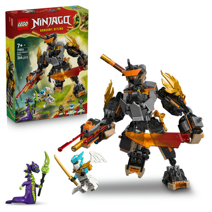 LEGO® NINJAGO® Cole's Missiemecha en Draak Zane - Ninjaspeelgoed - Speelset met 3 Minifiguren - 71854