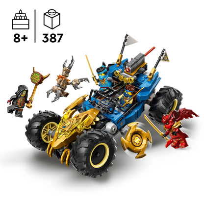 LEGO® NINJAGO® Jay's Transformerende Auto - Ninja Speelgoedauto - Bouwset met 5 Minifiguren - 71856