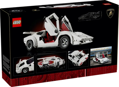 LEGO witte Lamborghini Countach 5000 Quattrovalvole 10337 Icons (Pre-Order: 1-2025)