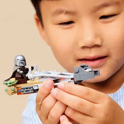 LEGO Star Wars De Mandalorian en Grogu's Speederbike Bouwpakket voor Kinderen 75436