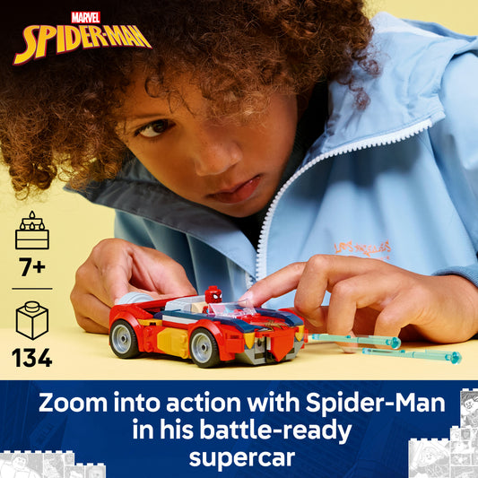 LEGO Marvel Spider-Man Auto vs. Venomized Wolverine Superheld Speelgoed voor Kinderen 76336