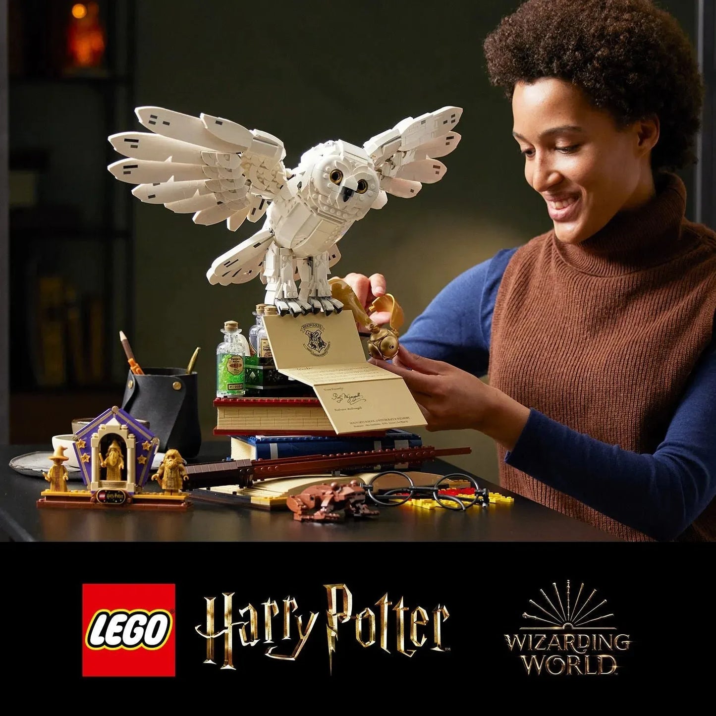 LEGO Zweinstein Iconen 76391 Harry Potter (€. 15,00 per week + €. 50,00 borg)