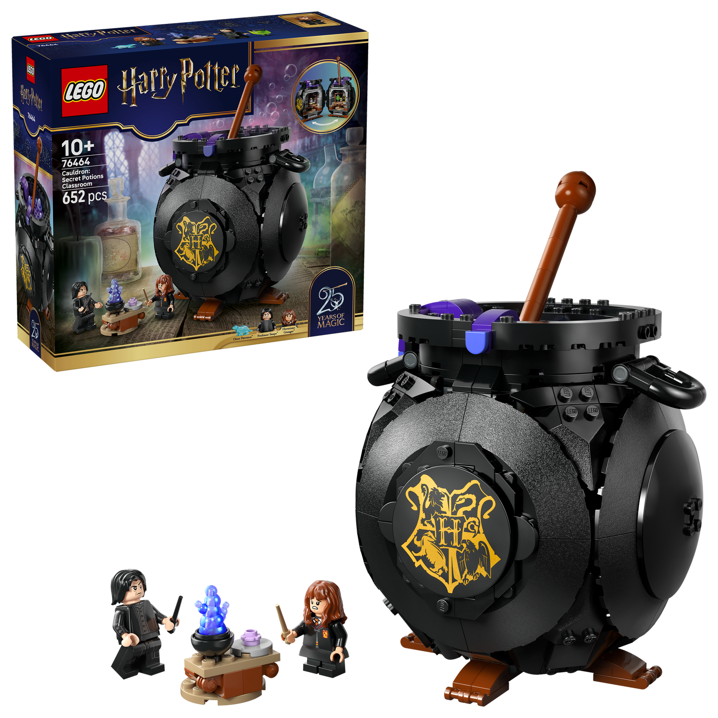 LEGO Harry Potter Ketel met Geheim Toverdrankenklaslokaal Bouwpakket voor Kinderen 76464
