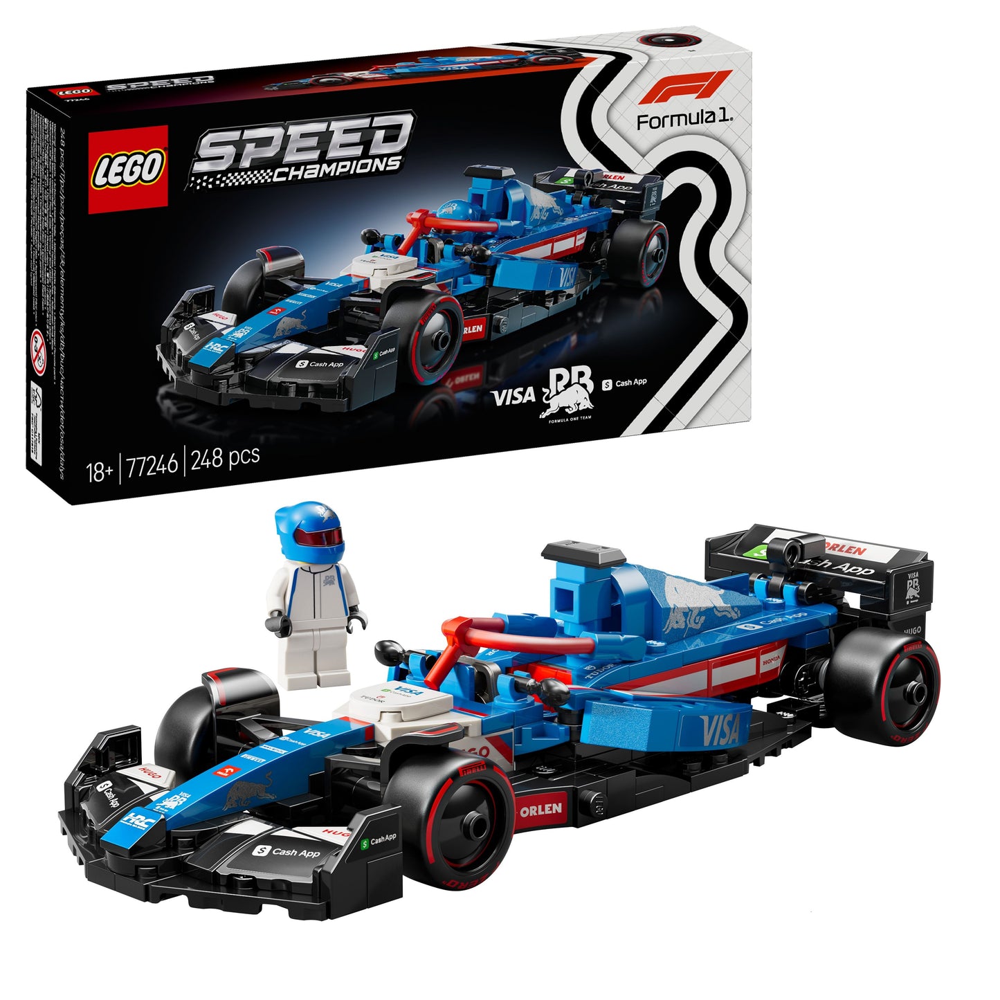 LEGO Formule 1 Combideal: 10 stuks Formule 1 auto's (Levering: 1 maart 2025)