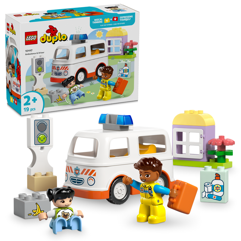 LEGO Ambulance with Driver 10447 DUPLO (Pre-Order: January 2025)