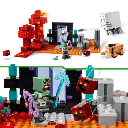 LEGO De Nether Poraal expeditie 21255 Minecraft LEGO MINECRAFT @ 2TTOYS LEGO €. 32.49