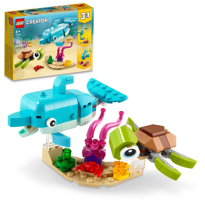 LEGO Dolfijn en Schildpad 31128 Creator 3-in-1