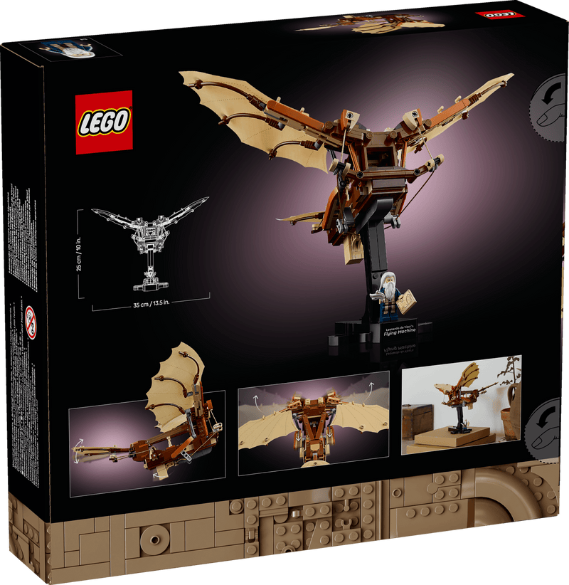 LEGO Leonardo da Vinci's Vliegmachine 10363 Icons (Levering: 1 januari 2025)