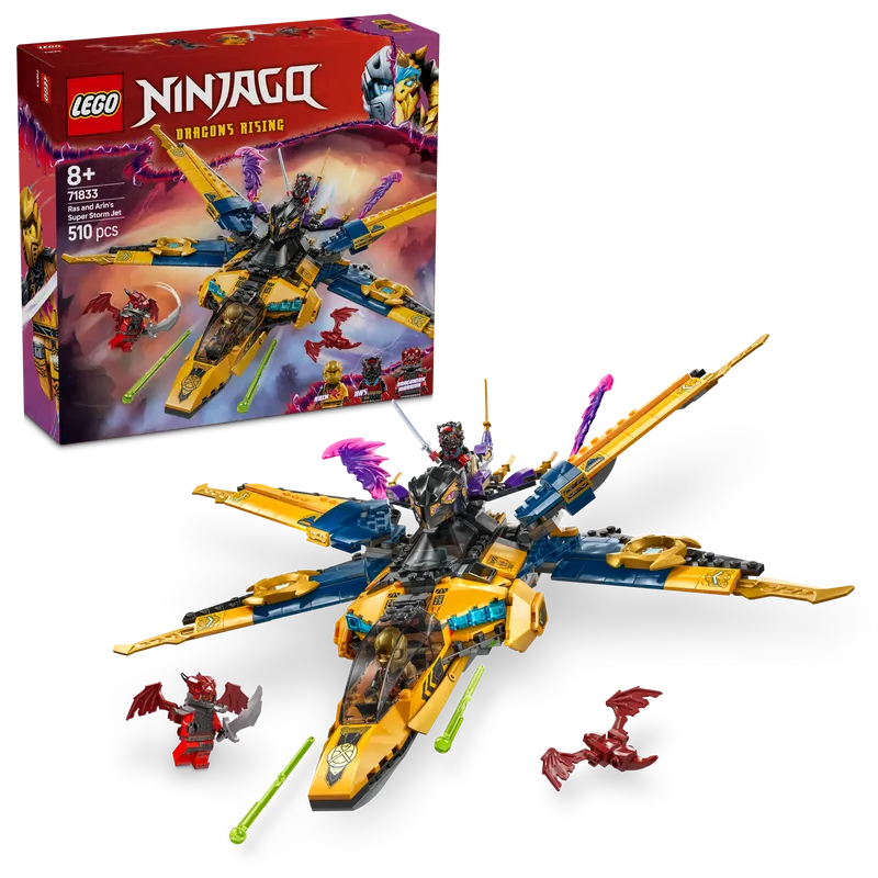 LEGO Ras & Arin's Super Storm Vliegtuig 71833 Ninjago