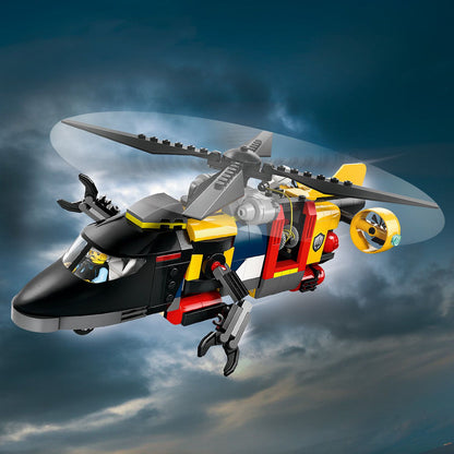 LEGO Helikopter, brandweerwagen en Onderzeeer 60462 City