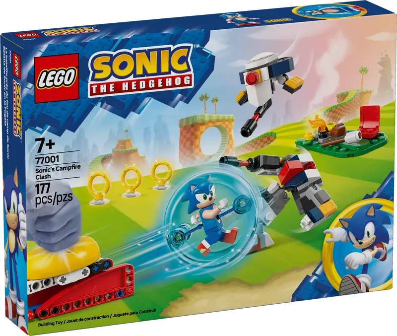 LEGO Sonics krachtmeting bij het kampvuur 77001 Sonic (Pre-Order: januari 2025)