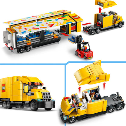 LEGO Gele LEGO vrachtwagen 60440 City