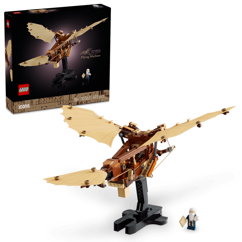 LEGO Leonardo da Vinci's Vliegmachine 10363 Icons (Levering: 1 januari 2025)