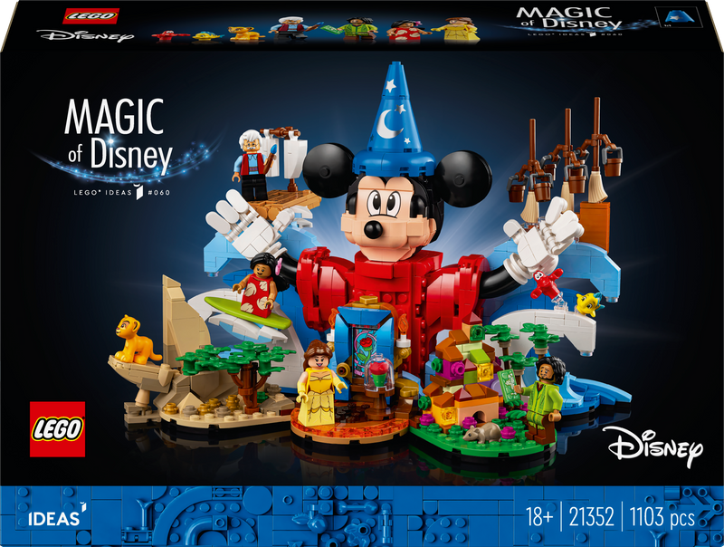 LEGO Disney 100 Celebration: Een magisch bouwavontuur 21352 Ideas (Pre-Order: oktober)