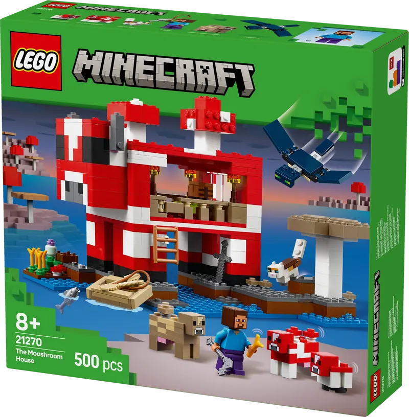 LEGO The Mushroom House 21270 Minecraft (Pre-Order: January 2025)